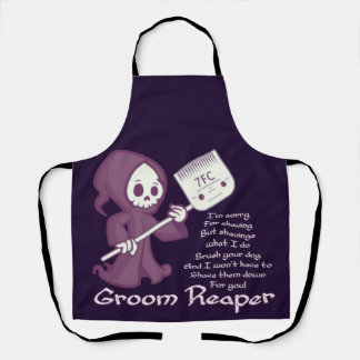 Groom reaper tune square sticker postcard magnet apron