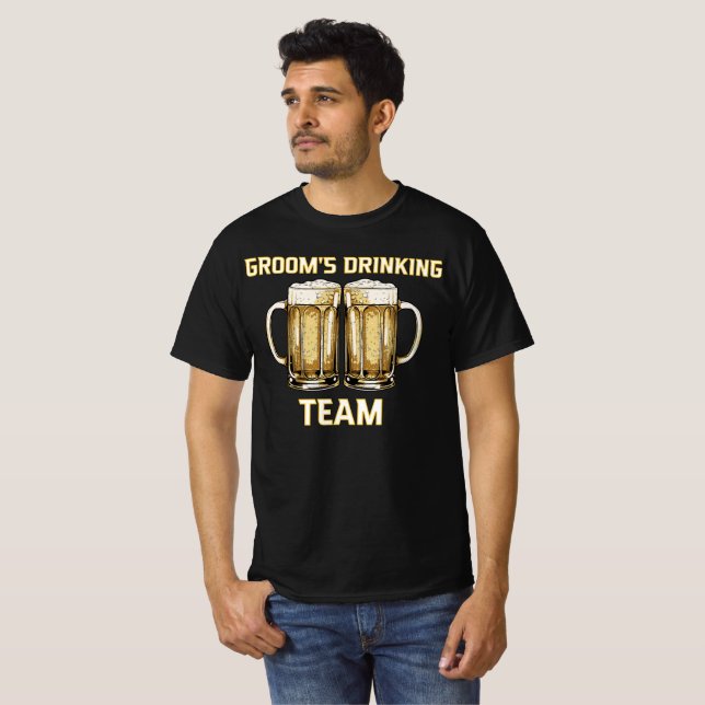 Groom’s drinking team T-Shirt (Front Full)
