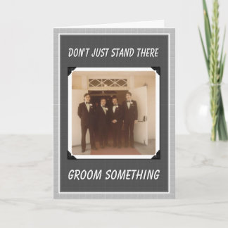 Groom Something! - Groomsmen Invitation