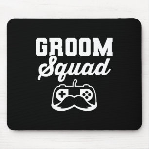 Groom Squad Bachelor Party Groomsmen Gamer Mouse Pad