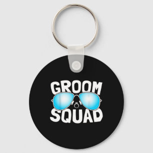 Groom Squad Bachelor Party Stag Groom Gag Mens Fun Key Ring