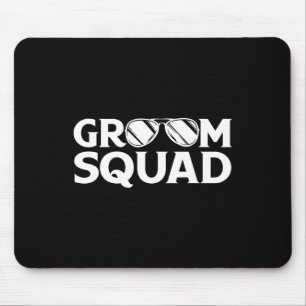 Groom Squad Groomsman Bachelor Party Wedding Match Mouse Pad