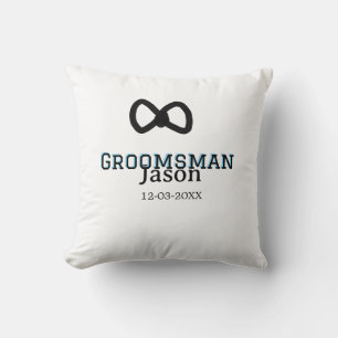 Groom Squad groomsman bachelorette party add name  Cushion