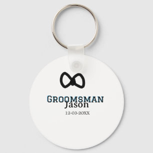 Groom Squad groomsman bachelorette party add name Key Ring