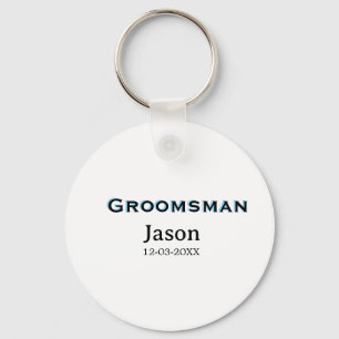 Groom Squad groomsman bachelorette party add name  Key Ring