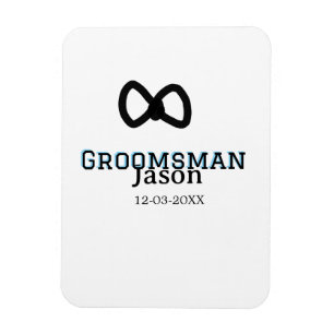 Groom Squad groomsman bachelorette party add name  Magnet