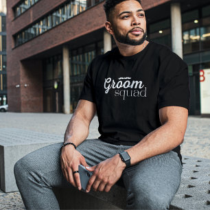 Groom Squad Groomsmen Bachelor Party T-Shirt