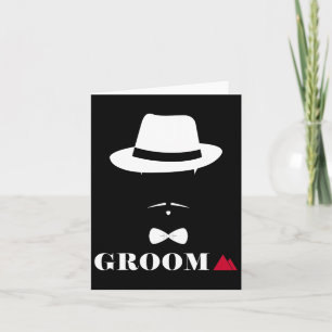 Groom Squad Groomsmen Ring Wedding Bachelor Party Card