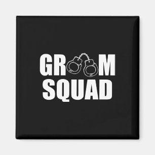 Groom Squad Groomsmen Ring Wedding Bachelor Party  Magnet