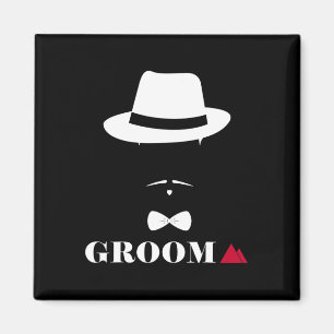 Groom Squad Groomsmen Ring Wedding Bachelor Party  Magnet