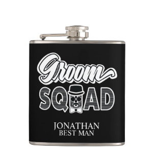 Groom Squad Hip Flask