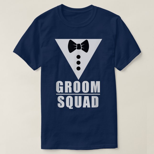 Groom Squad Hit Bachelor Party Wedding Marriage  T-Shirt (Design Front)