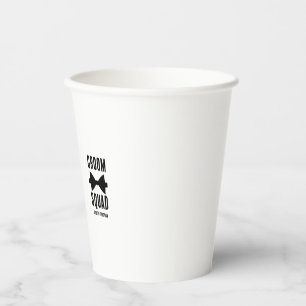 Groom Squad   Modern Bachelor Groomsman paper cup