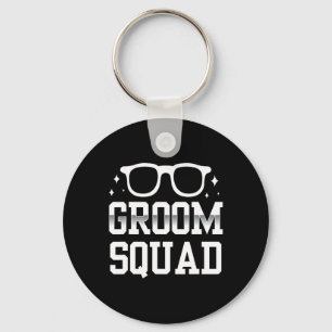 Groom Squad Sayings Bachelor Party Wedding Key Ring