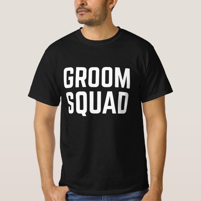Groom Squad T-Shirt (Front)