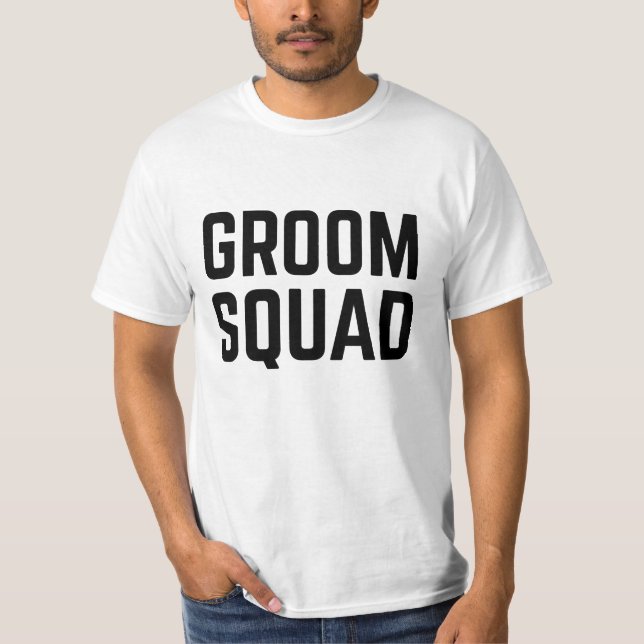 Groom Squad T-Shirt (Front)