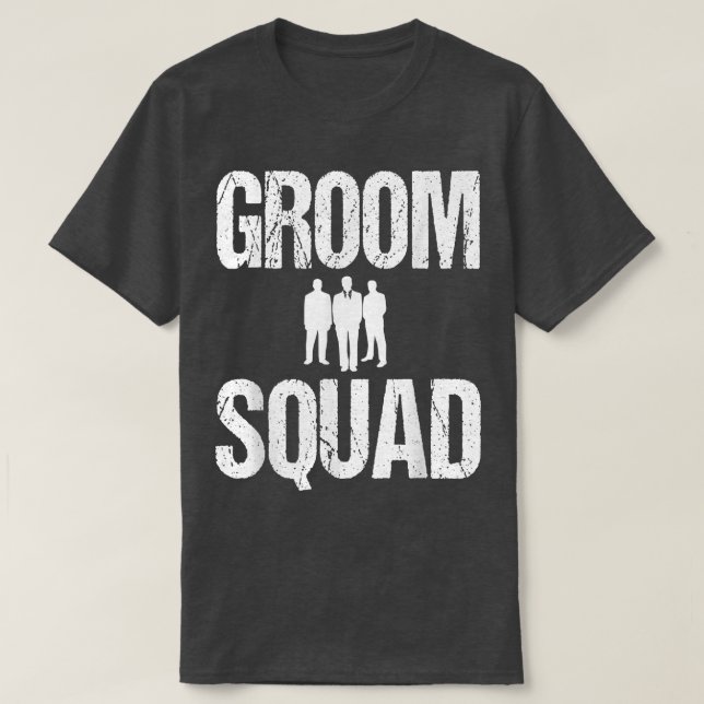 Groom Squad Wedding Party Best ManTeam Tee1009  T-Shirt (Design Front)