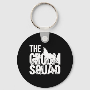 Groom Squad Wolfpack 1  Key Ring