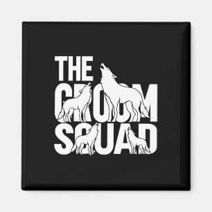 Groom Squad Wolfpack 3 Magnet