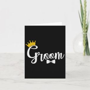 Groom Squat Bachelor Party Wedding Rehearsal Dinne Card
