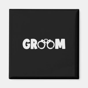 Groom Squat Bachelor Party Wedding Rehearsal Dinne Magnet