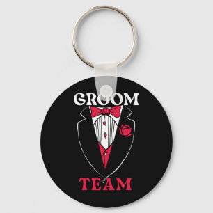 Groom Team Groom Squad Stag Night Bachelor Party Key Ring