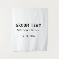 Groom team groomsman name date bachelore party