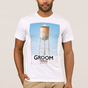 Groom Texas Route 66 Americana travel print T-Shirt