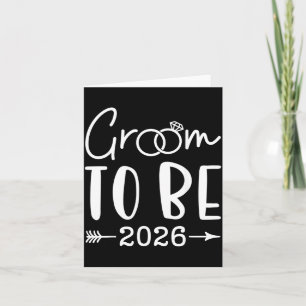 Groom To Be 2026 Future Husband Bachelor Wedding Card