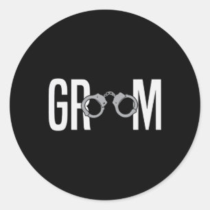 Groom To Be Wedding 1 Classic Round Sticker