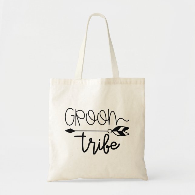 Groom Tribe Tote Bag (Front)