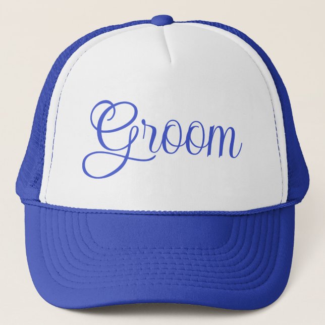 Groom  trucker hat (Front)