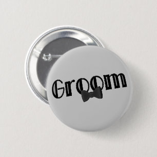 Groom Wedding Party  6 Cm Round Badge