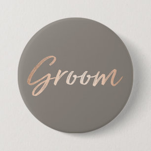 Groom Wedding Rehearsal 7.5 Cm Round Badge