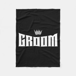Groom Wedding Shower Bachelor Party Gift Clean Fleece Blanket