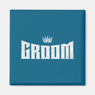 Groom wedding shower bachelor party gift magnet