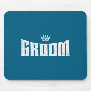 Groom wedding shower bachelor party gift mouse pad