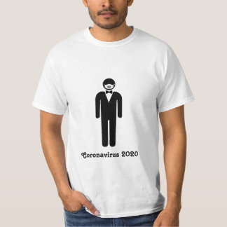 Groom with Virus Mask T-Shirt