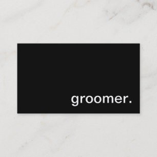 Groomer Business Card