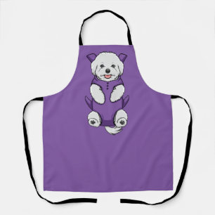 Grooming Apron Front Dog Carrier - Maltese