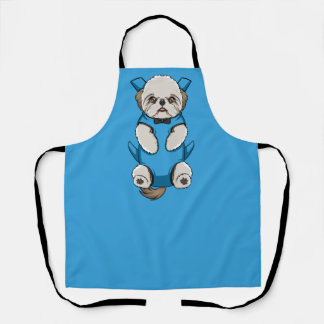 Grooming Apron Front Dog Carrier - Shih Tzu