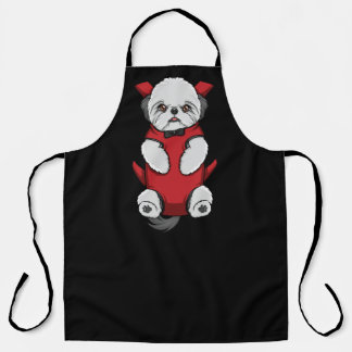 Grooming Apron Front Dog Carrier - Shih Tzu