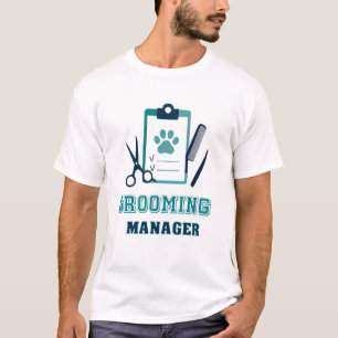 🐾 Grooming Manager Pet Salon Team 🐾 T-Shirt