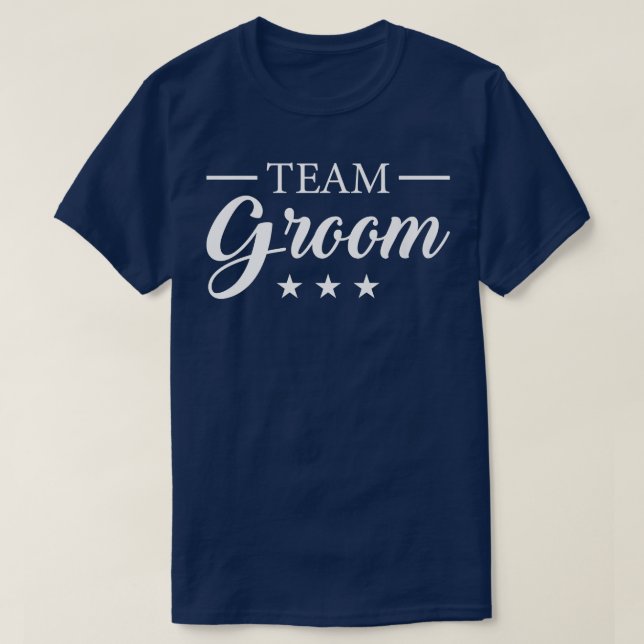 Grooms Bachelor Crew Party Squad Team Groom1030  T-Shirt (Design Front)