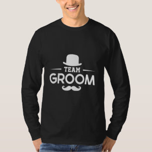 Grooms Bachelor Crew Party Squad Team Groom 1 T-Shirt