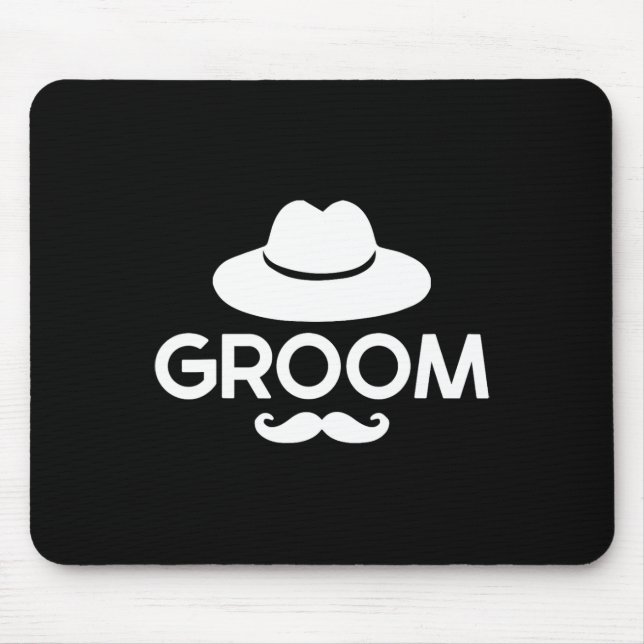 Grooms Bachelor Crew Party Squad Team Groom 2  Mouse Pad (Front)