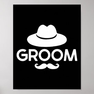 Grooms Bachelor Crew Party Squad Team Groom 2 Poster