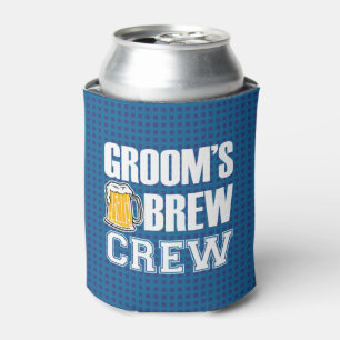 Groom's Brew Crew Groomsmen - Groomsman can beer Cooler