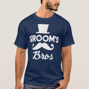 Grooms Bros Wedding Entourage Bachelor Party T-Shirt