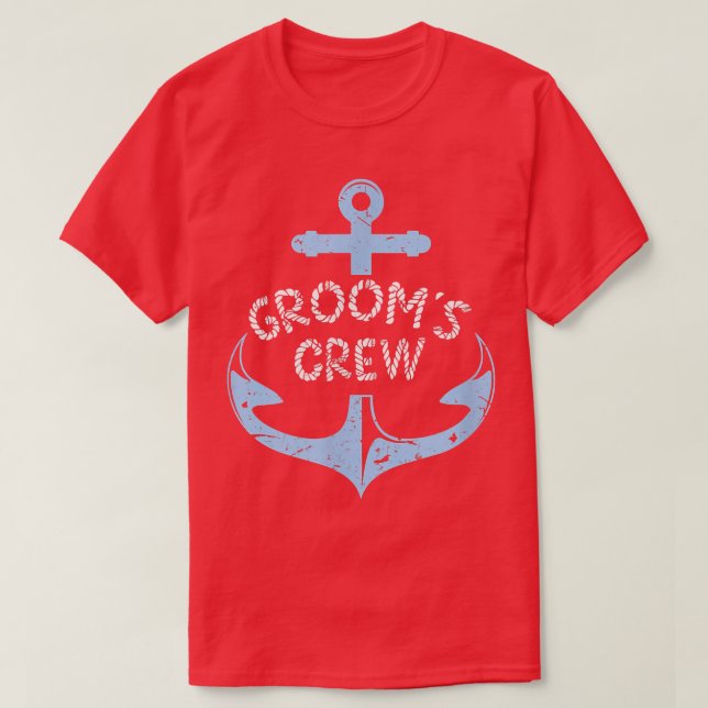 Grooms Crew Bachelor Party  T-Shirt (Design Front)